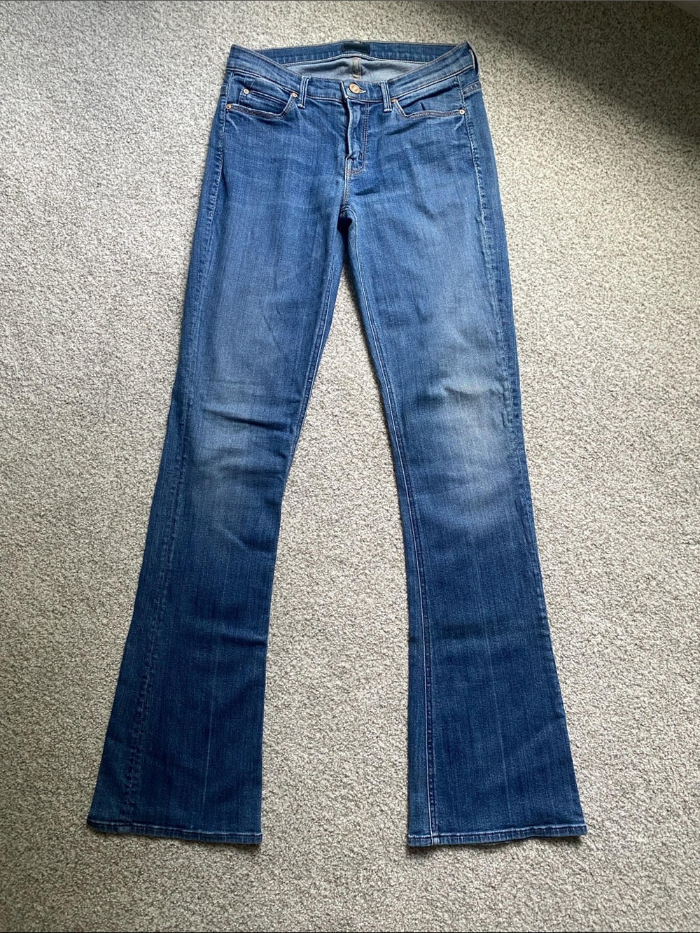 Mother The Runaway Women's Blue Flare Jeans